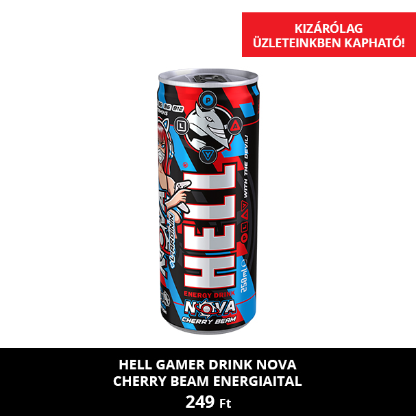 HELL Gamer Drink Nova Cherry Beam