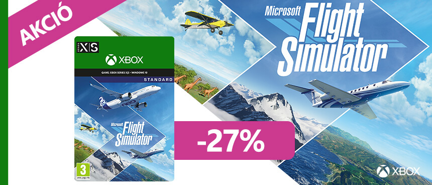 Microsoft Flight Simulator akció