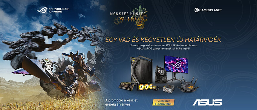 ASUS ROG - Monster Hunter Wilds nyereményjáték