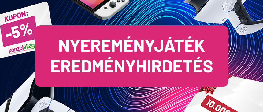 Konzolvilág Nyereményjáték eredményhirdetés - 2025.02.28.