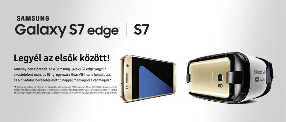 Már rendelhető a Samsung Galaxy S7 extra VR szemüveggel