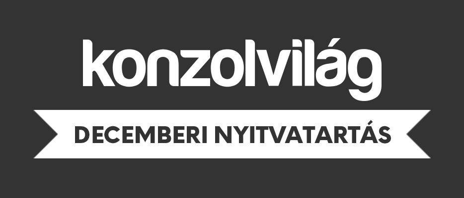 Meghosszabbított decemberi nyitvatartás a Konzolvilág üzleteiben!