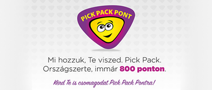 Megrendelt termékeidet mostantól Pick Pack Pontokon is átveheted!