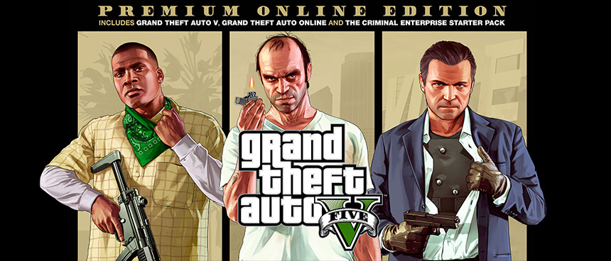 Grand Theft Auto V Premium Online Edition a Konzolvilágnál!