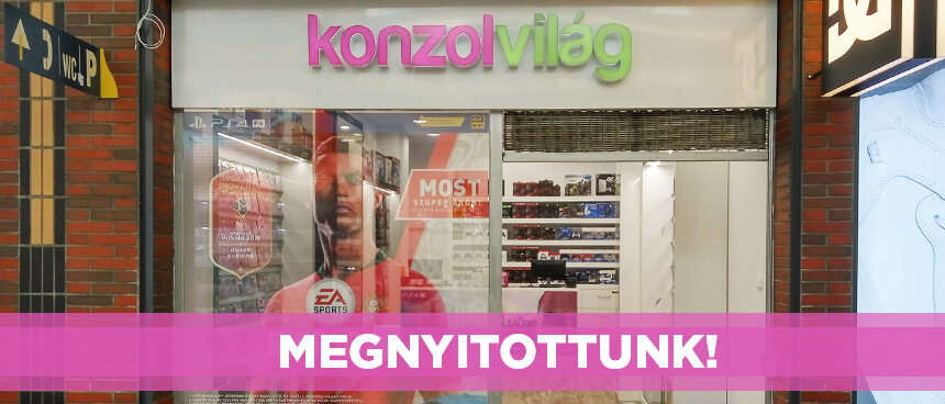 Megnyílt a Konzolvilág WestEnd