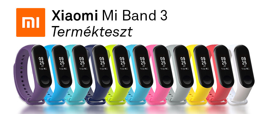 Xiaomi MI BAND3 Teszt