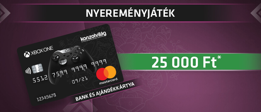 [LEZÁRULT] Konzolvilág Mastercard nyereményjáték