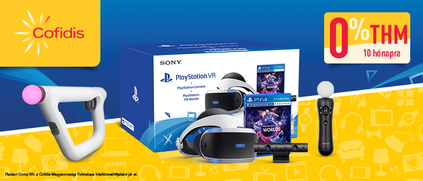 PlayStation VR csomagok most 0%-os THM-mel