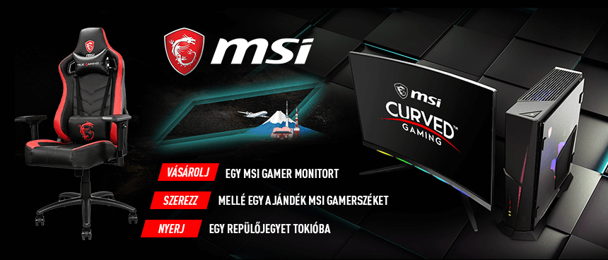 MSI Gamer monitor akció