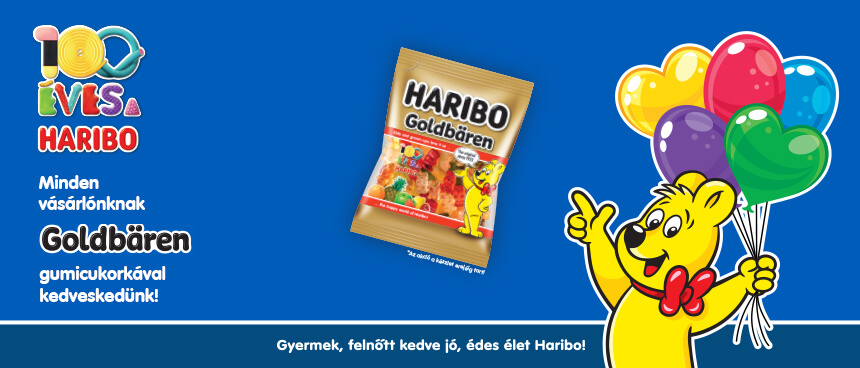 Haribo Goldbären minden vásárlónknak!