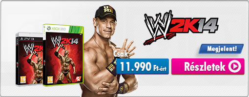 A WWE 2K14 sztárjai összecsapásra készen várnak rád!