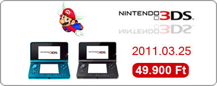 Nintendo 3DS megjelenés és előrendelés