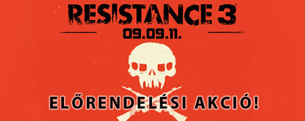 Resistance 3 megjelenési akció