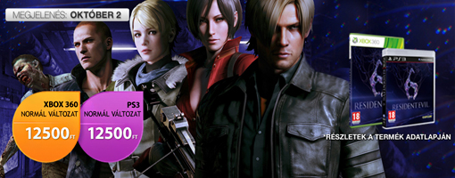 Megérkezett a Resident Evil 6