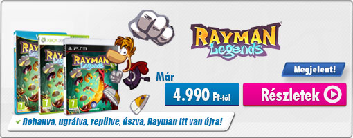 Megérkezett a mesés Rayman Legends