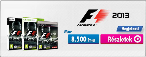 Beszáguldott üzletünkbe a F1 2013