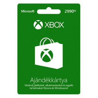 Xbox Live Feltöltőkártya 2990 HUF Több platform