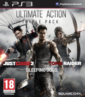 Ultimate Action Triple Pack (Just Cause 2, Sleeping Dogs, Tomb Raider) PS3