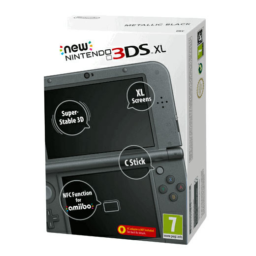 New Nintendo 3DS XL (Metallic Black) 3DS