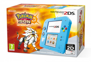 Nintendo 2DS Pokemon Ed. + Pokemon Sun pre-install Nintendo DS