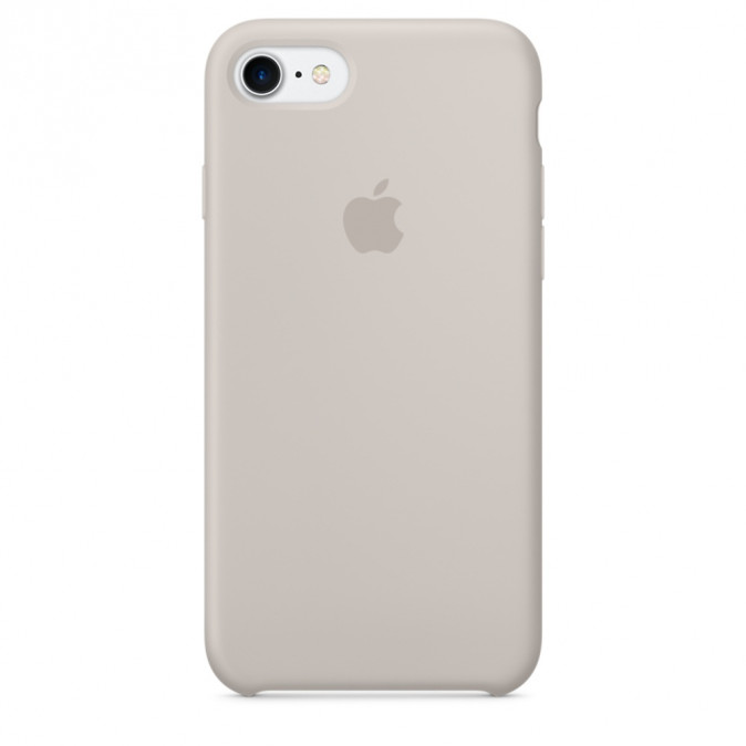 Apple IPhone 7 Kavicsszürke szilikon tok (MMWR2ZM/A) Mobil