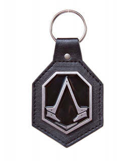 Assassin's Creed Syndicate Metal Logo Keychain + Chain - Kulcstarto - Good Loot Ajándéktárgyak