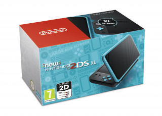 New Nintendo 2DS XL (Fekete-Türkiz) 3DS