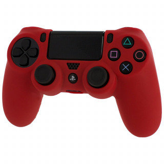 Dualshock 4 szilikontok, piros PS4