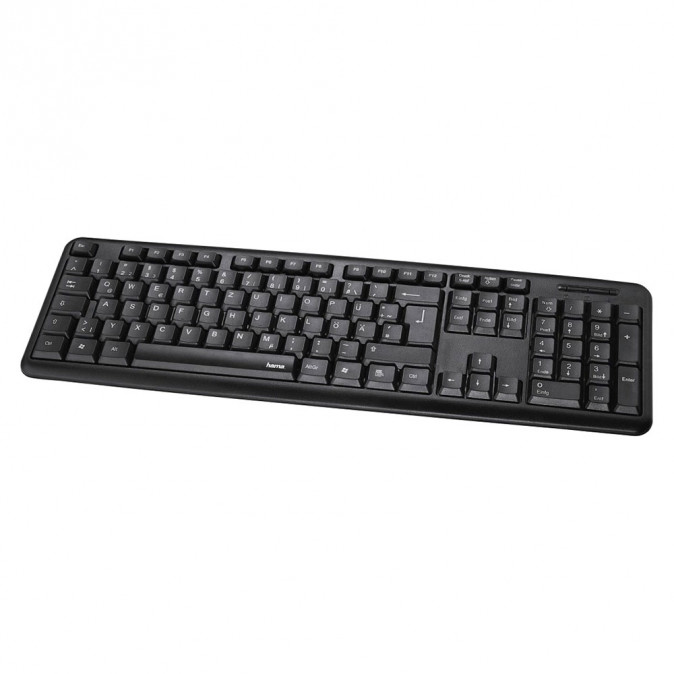 BILLENTYŰZET "VERANO",FEKETE USB 53930 PC
