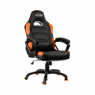 Nitro Concepts C80 Comfort Fekete-Narancs Gamer Szék (NC-C80C-BO) PC