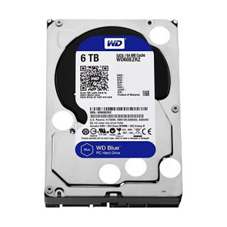 Western Digital Blue 6TB 3.5" SATA3 5400RPM 64MB (WD60EZRZ) PC