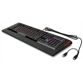 HP OMEN SteelSeries Apex 350 USB vilagitó gaming billentyűzet fekete ENG X7Z97A PC