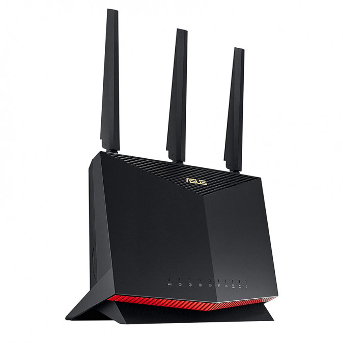 Asus RT-AX86U AX5700 Mbps Dual-band WiFi 6 gigabit AiMesh OFDMA mobile gaming Wi-Fi router aggregált 2G wan porttal PC