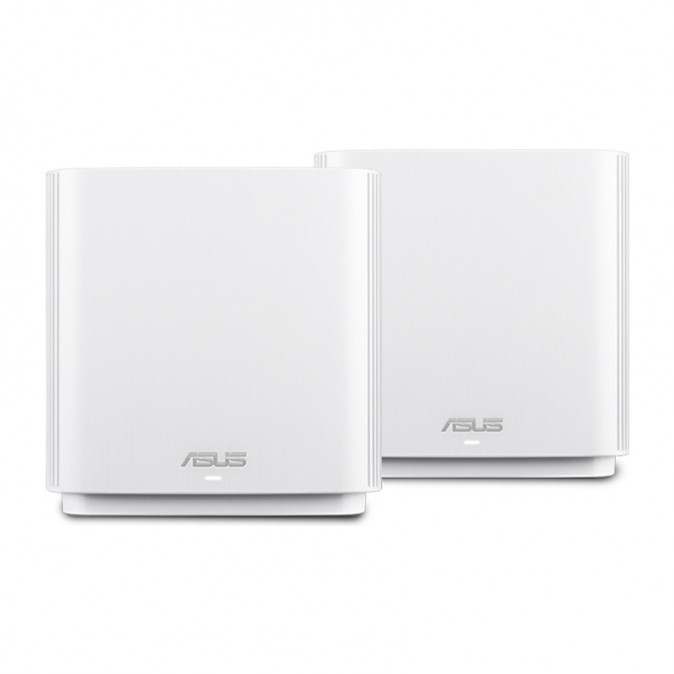 Asus ZenWiFi CT8 2 darabos fehér AC3000 Mbps Tri-band gigabit AiMesh mesh Wi-Fi router rendszer PC