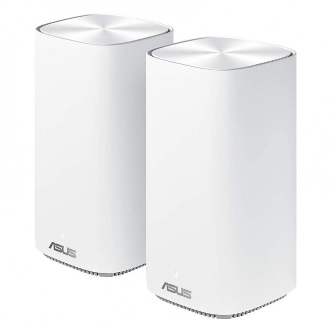 Asus ZenWiFi Mini CD6 2 darabos fehér AC1500 Mbps Tri-band gigabit AiMesh mesh Wi-Fi router rendszer PC
