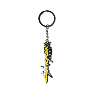 Cyberpunk 2077 Logo Metal Keychain Ajándéktárgyak