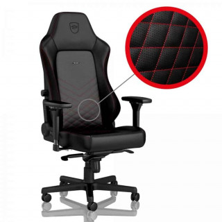 Noblechairs HERO PU Bőr Fekete/Piros (NBL-HRO-PU-BRD) (Bontott) PC