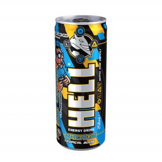 HELL Gamer Drink Arcade Tropical Bomb Energiaital  Élelmiszer