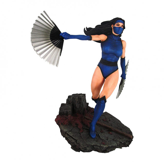 Diamond Select Toys Mortal Kombat 11 Kitana PVC Statue Szobor Ajándéktárgyak