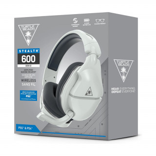 Turtle Beach STEALTH 600P GEN2 Gamer fejhallgató (Fehér) PS4