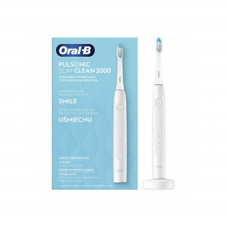 Oral-B Pulsonic Slim Clean 2000 fehér elektromos fogkefe Otthon