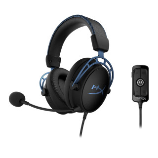 HyperX Cloud Alpha S - Gaming Headset (fekete-kék) (4P5L3AA) PC