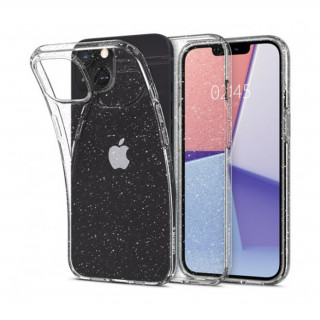 Spigen Liquid Crystal Glitter Apple iPhone 13 Crystal Quartz tok, átlátszó Mobil