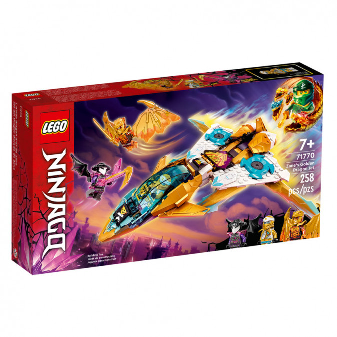 LEGO Ninjago Zane's Golden Dragon Jet (71770) Játék