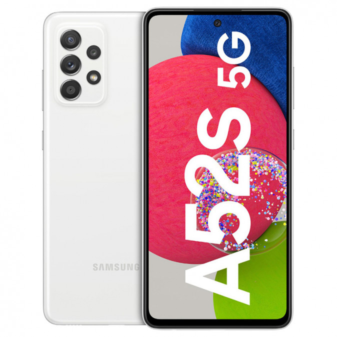Samsung Galaxy A52s 5G 128GB 6GB RAM Dual (White) (Bontott) Mobil