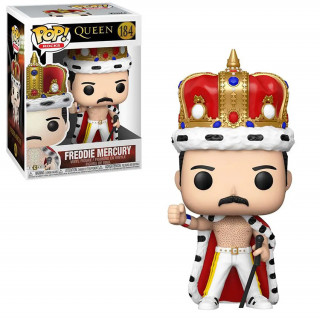 Funko Pop! Rocks: Queen - Freddie Mercury King #184 Vinyl Figura Ajándéktárgyak