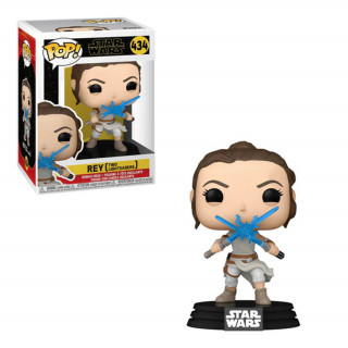 Funko Pop! Star Wars: Rey (Two Lightsabers) #434 Bobble-Head Vinyl Figura Ajándéktárgyak