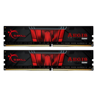 G.Skill 16GB/3200MHz DDR-4 Aegis fekete (Kit! 2db 8GB) (F4-3200C16D-16GIS) memória BULK (Bontott) PC