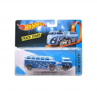 HOT WHEELS - Száguldó kamionok - VOLKSWAGEN HAULER KÉK (CGJ45) Játék