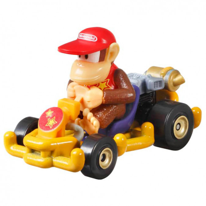 Mattel Hot Wheels: Mario Kart - Diddy Kong Pipe Frame Die-Cast (GRN15) Játék